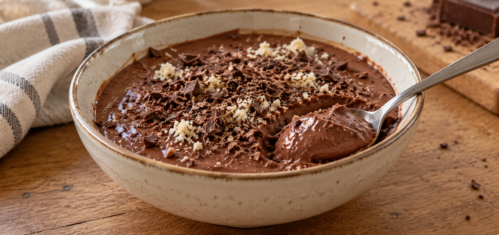 Postre saludable de frutos rojos sin azúcar